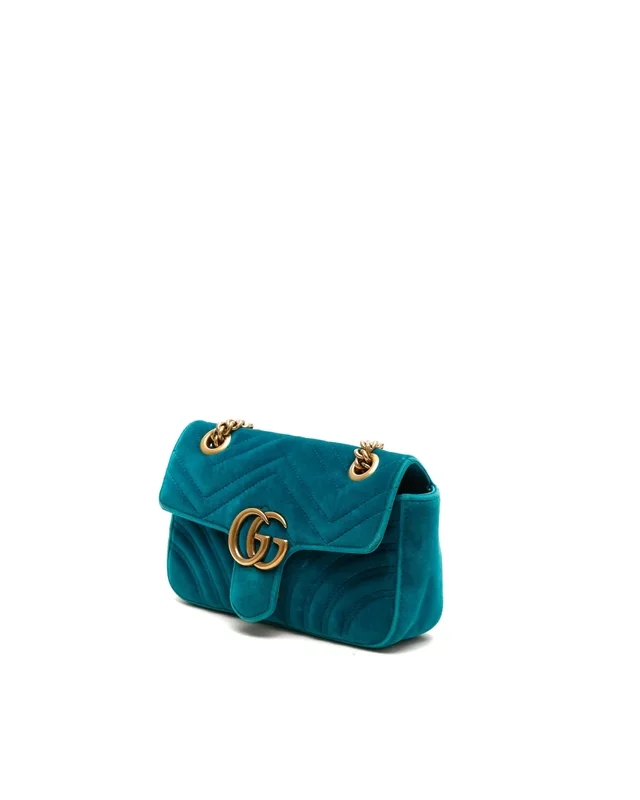 Gucci Small Velvet Marmont Bag in Velvet from A Retro Tale, photo 2 of 7
