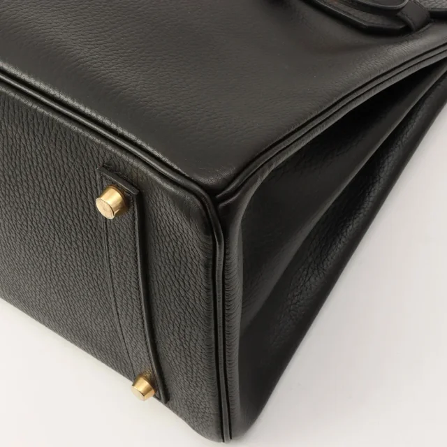Hermès 1996 Birkin 35 Black in Black from VINTAGE QOO TOKYO, photo 11 of 13
