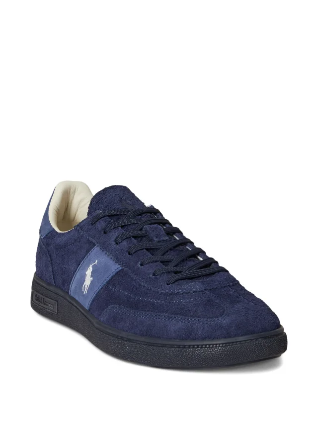 Polo Ralph Lauren suede logo-detail sneakers, photo 2 of 2 from FARFETCH