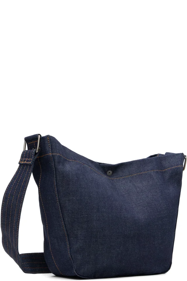 A.P.C. Blue Journal Small Satchel, photo 3 of 4 from SSENSE