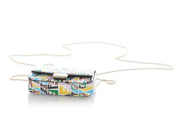 Fendi x Sarah Coleman Nano Multicolor Baguette Charm in Multicolor Leather from Ann's Fabulous Finds, photo 6 of 9