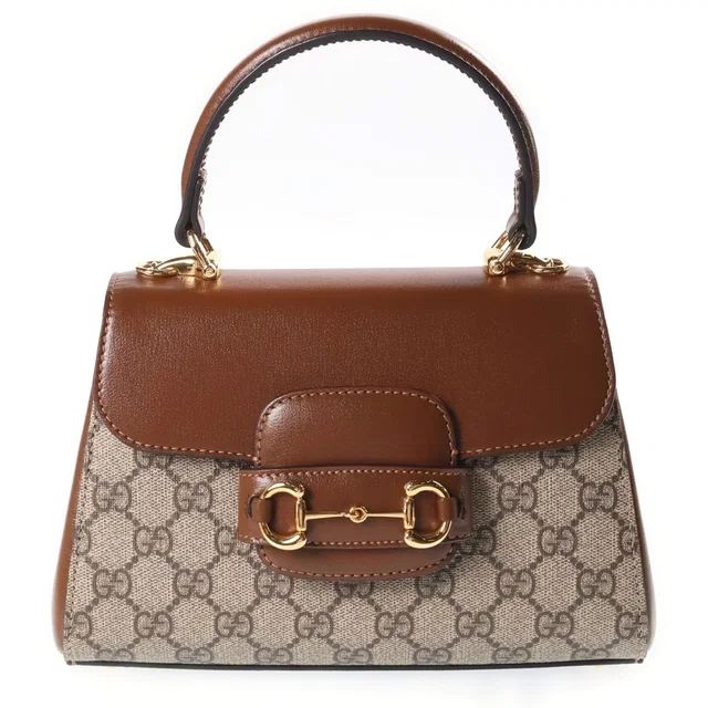 Gucci Horsebit Mini Top Handle 1955 Shoulder Bag Beige in Beige from The Reluxe