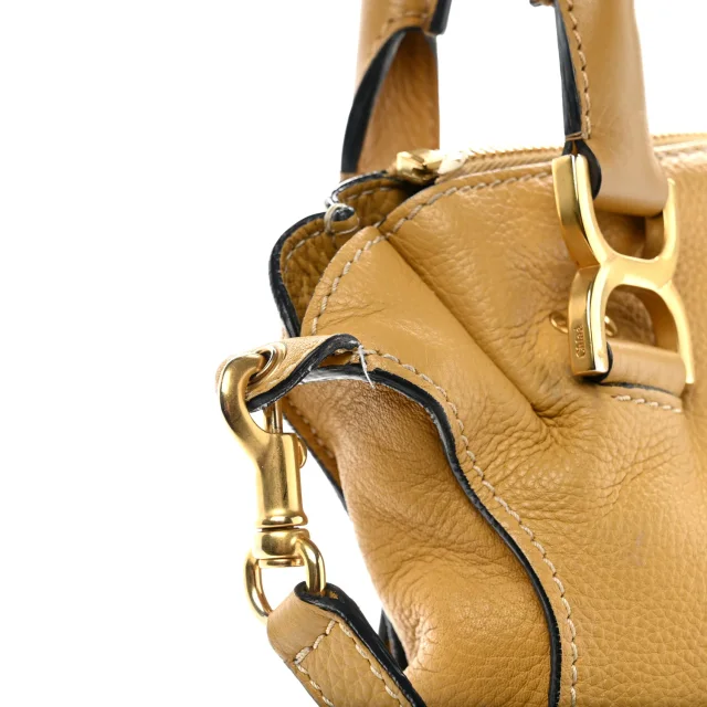 Chloé Medium Marcie Satchel Sand Shell in Calfskin from FASHIONPHILE, photo 11 of 11