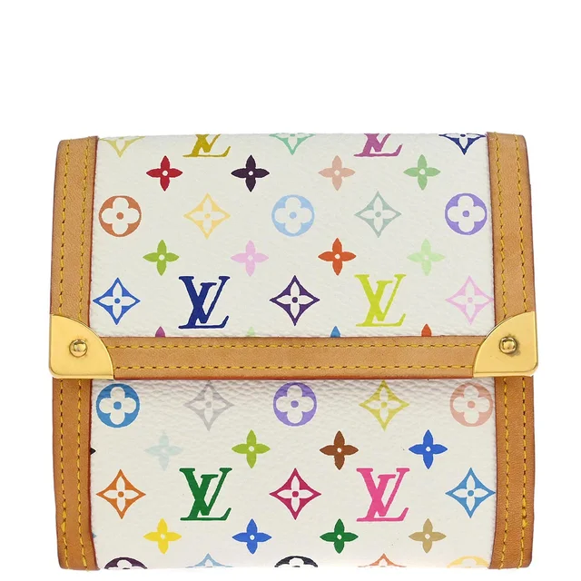 Louis Vuitton Multicolor Porte Monnaie Billet Cartes Credit M92983 in Multicolor Canvas from AMORE Vintage Tokyo