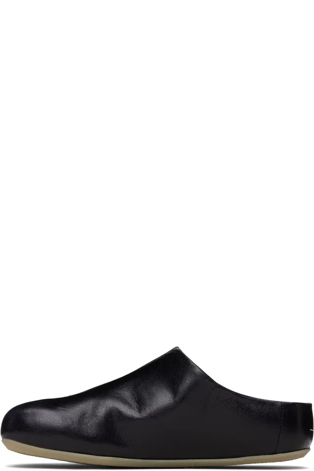 MM6 Maison Margiela Black Factory Sabot Loafers, photo 3 of 5 from SSENSE
