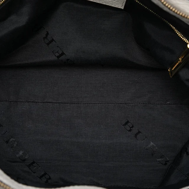 Burberry Elephant Embossed Calfskin Check Dewsbury Satchel in brown|red Calfskin from Her-Age, photo 5 of 7