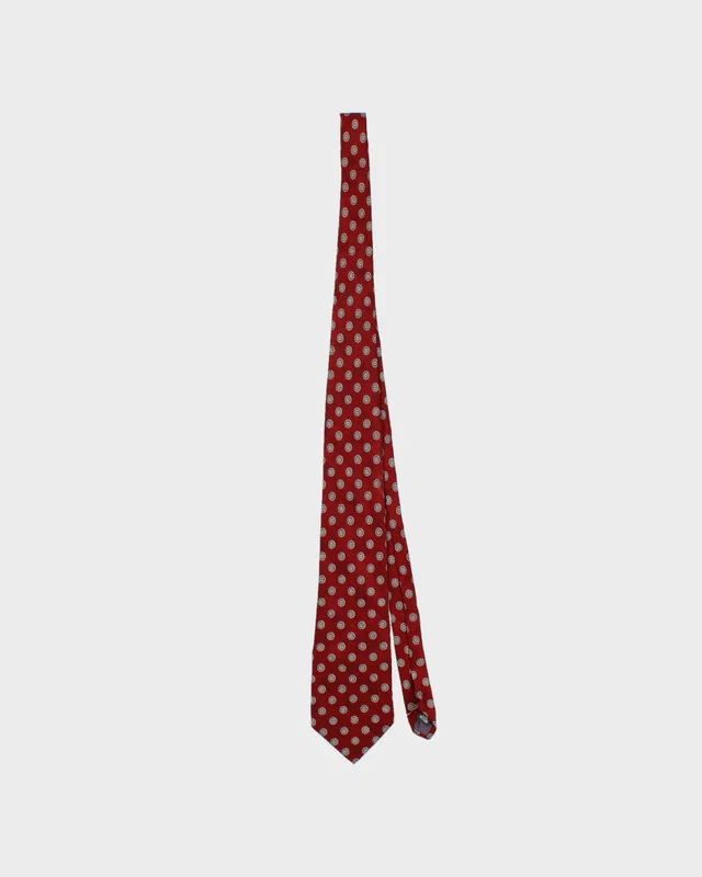 Vintage 1990s Christian Dior Patterned Silk Tie in Multicolor Silk from Rokit Vintage