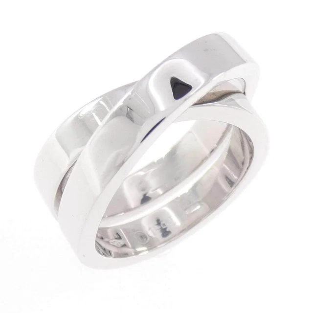 Cartier Paris 18K White Gold Ring Size 13 in White from LuxUness