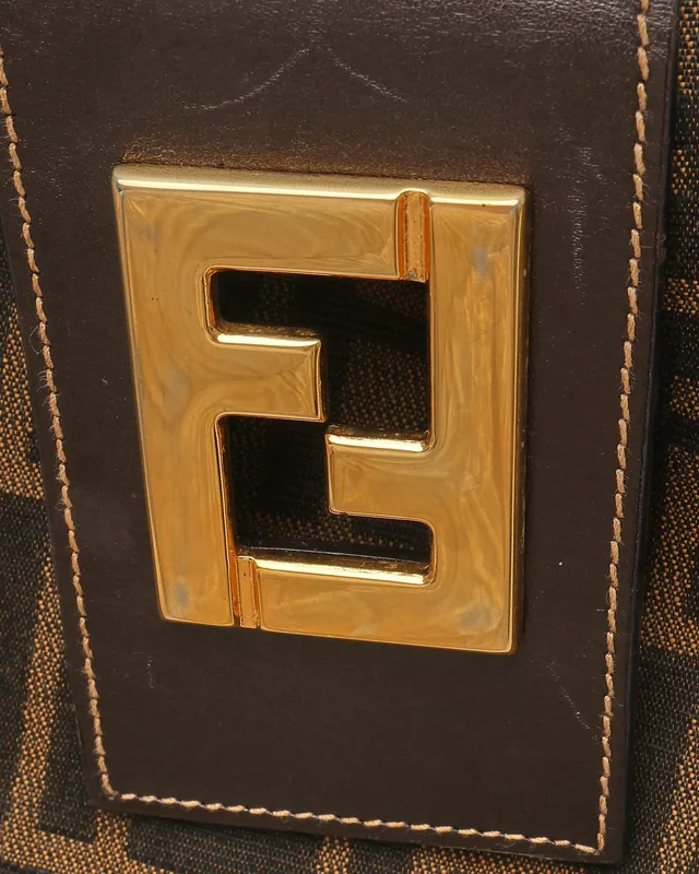 Fendi Zucca Shoulder Bag in Canvas from A Retro Tale, photo 6 of 10