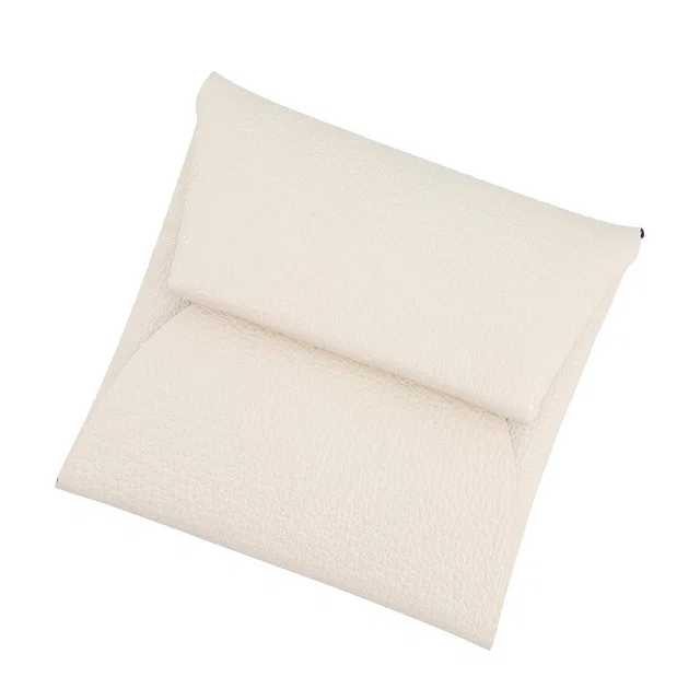 Hermès Bastia Craie Chevre Myzore Goatskin in White Goatskin from GALLERY RARE
