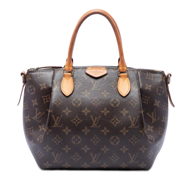 Brown Louis Vuitton Monogram Turenne PM Satchel in Brown Coated canvas from Designer Revival