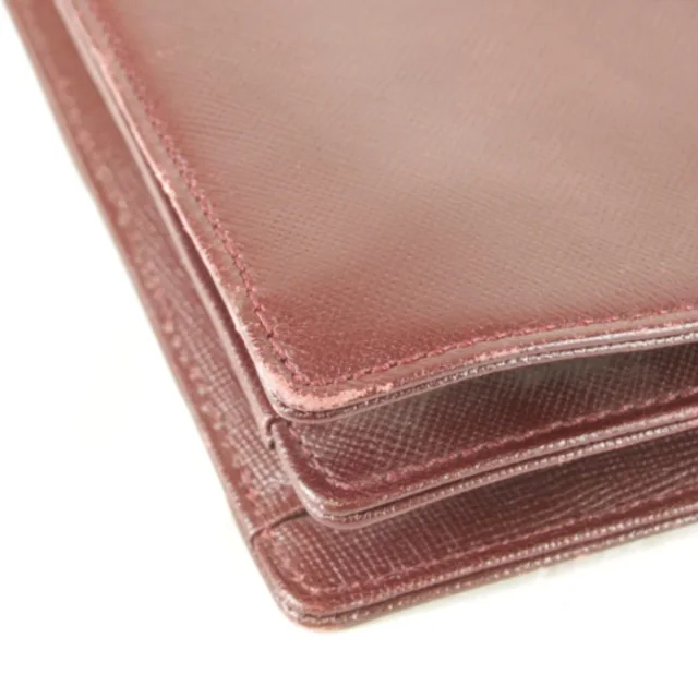 Saint Laurent shoulder bag in Maroon Leather from LuxUness, photo 5 of 9