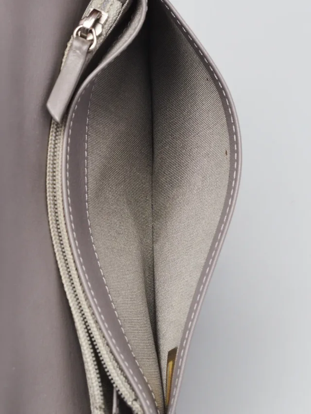 Chanel Grey Caviar Leather CC Timeless L Yen Wallet in Grey Caviar leather from Yoogis, photo 9 of 13