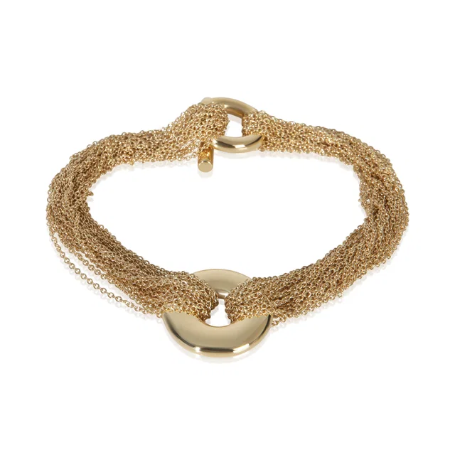 Tiffany & Co. Yellow Gold Multistrand Toggle Bracelet 18k in Yellow from HEWI