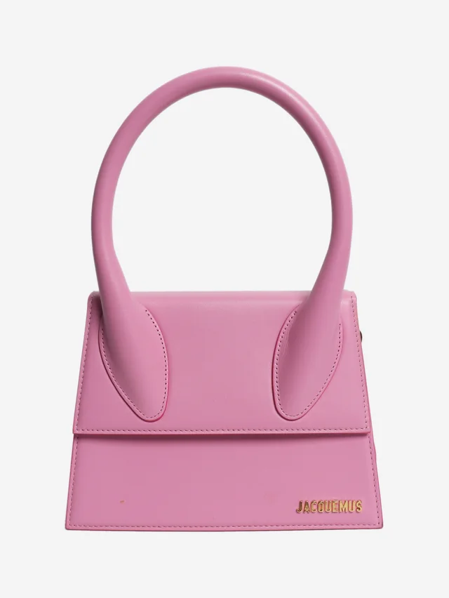 Jacquemus White Le Sac Rong bag in White Leather from Sign of the Times