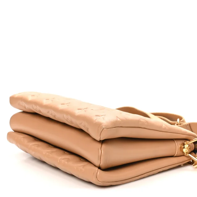 Louis Vuitton Embossed Monogram Coussin PM Camel in Brown Lambskin from FASHIONPHILE, photo 9 of 9