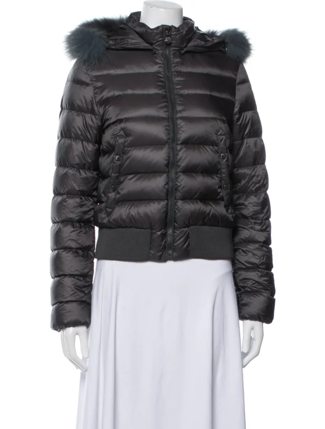 Moncler Down Jacket in black from The RealReal