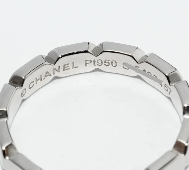 Chanel Première Promesse Pt950 Ring in Silver Platinum from LuxUness, photo 4 of 5