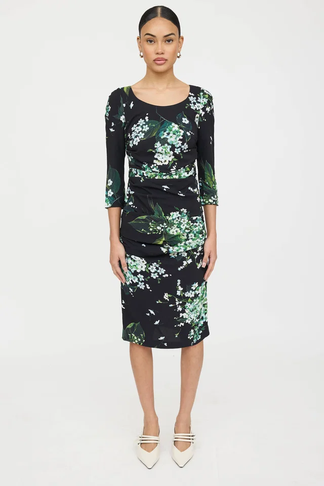 Dolce & Gabbana Floral Ruched Dress from VSP Consignment