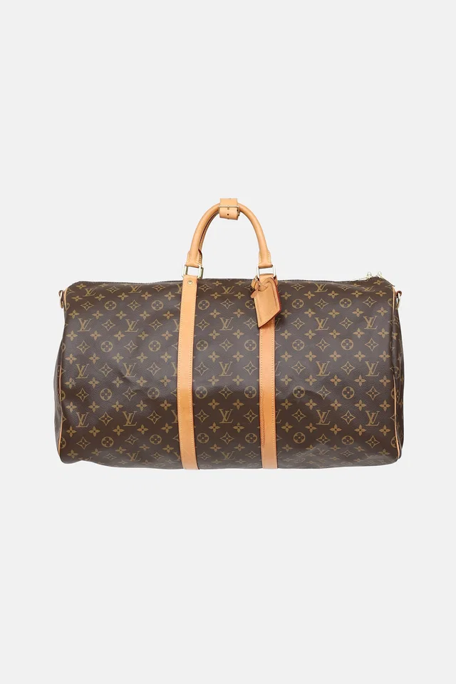 Louis Vuitton 2019 Monogram Keepall 55 Duffle Bag in Coated canvas from VSP Consignment