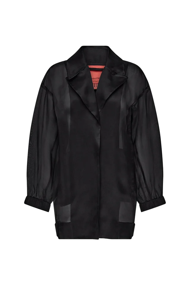 MANNING CARTELL Organza Bomber in Black from Manning Cartell, photo 1 of 1