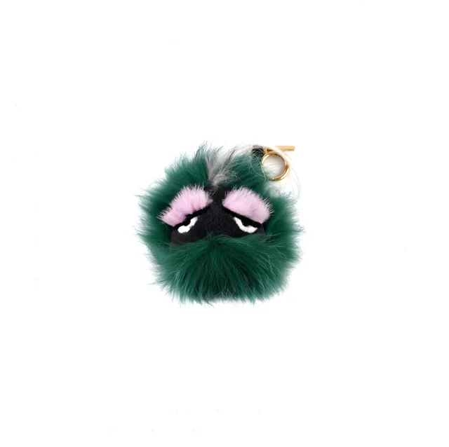 Fendi Monster Charm in Green from The Purse Affair