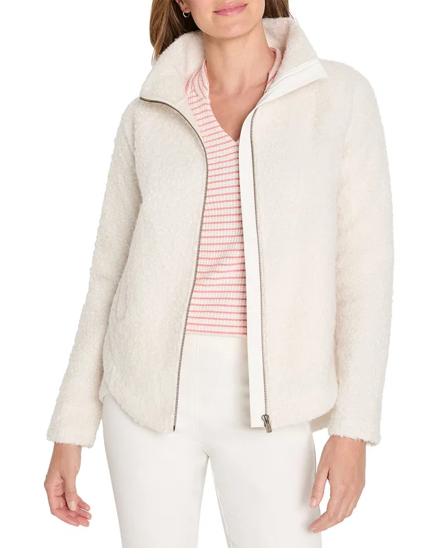 NIC+ZOE Curly Boucle All Year Jacket, image 1 of 1 from Gilt