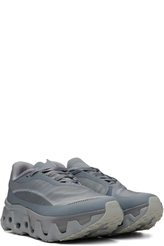 POST ARCHIVE FACTION (PAF) Gray On Edition Cloudmonster Hyper Sneakers, photo 4 of 5 from SSENSE