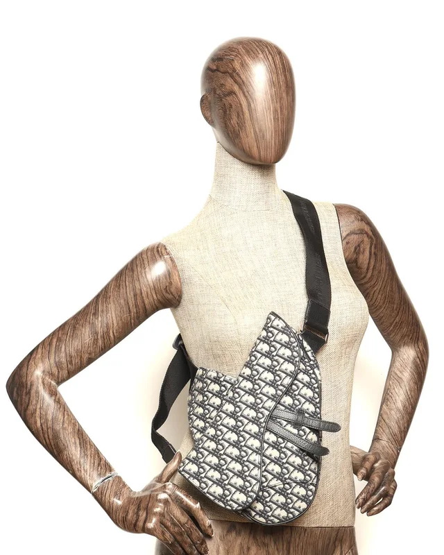 Dior Oblique Saddle Bum Bag in Canvas from A Retro Tale, photo 7 of 7