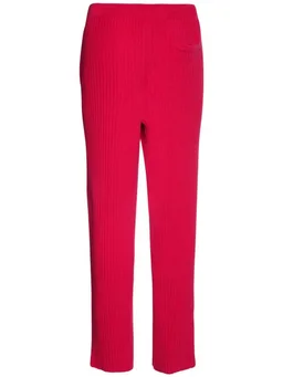 Bonsai Straight Trousers with Drawstring in 93% Cotton, 7% Lycra®, photo 5 of 6 from LUISAVIAROMA