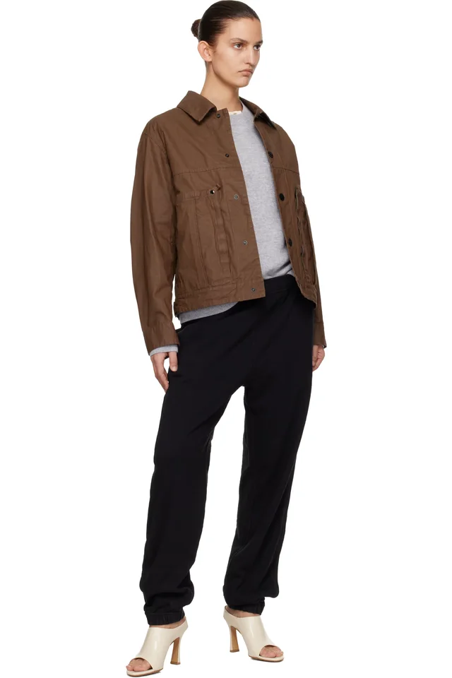 Stone Island Brown 4100010 Double-Coated Cotton Ripstop Jacket, photo 5 of 5 from SSENSE