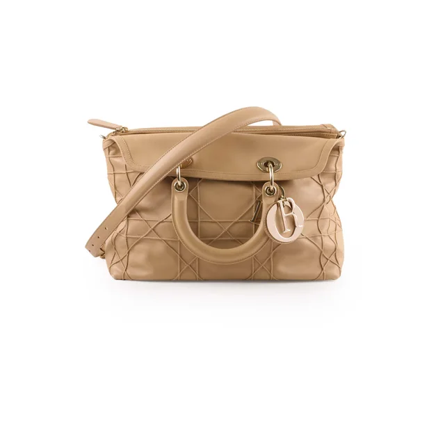 Dior Granville Bag Beige in Beige Leather from The Purse Affair