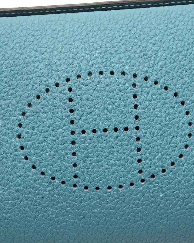 Hermès Togo Videpoches New Blue Jean Bag in Blue Togo leather from A Retro Tale, photo 6 of 9
