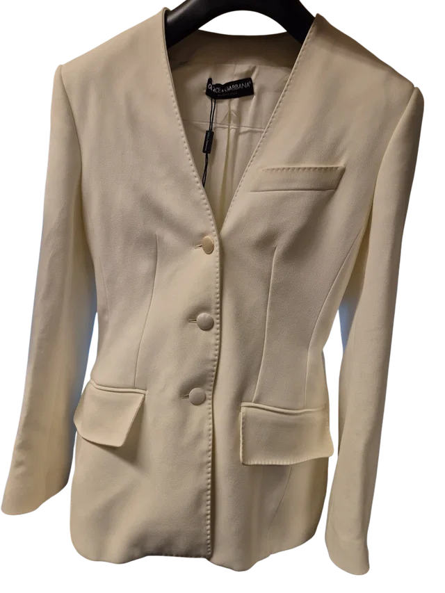 Dolce & Gabbana Blazer White in White from Luxury Promise