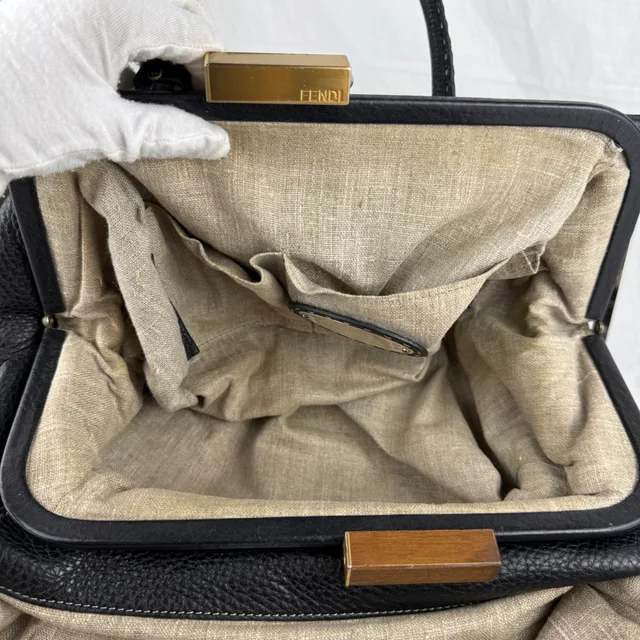 Fendi Selleria Satchel Bag in Leather, Metal from Reowned, photo 5 of 7