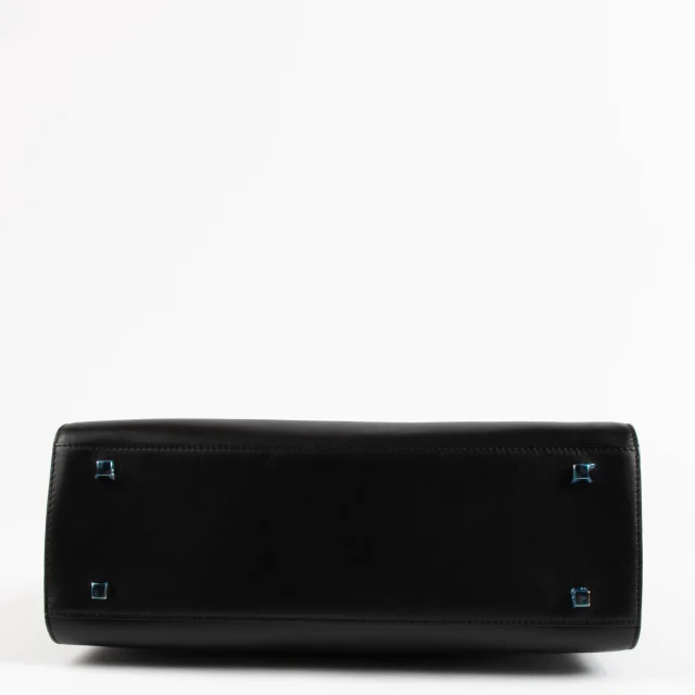 Delvaux Black Souple Calf Tempête GM Bag in Black Calfskin from Labellov, photo 5 of 8