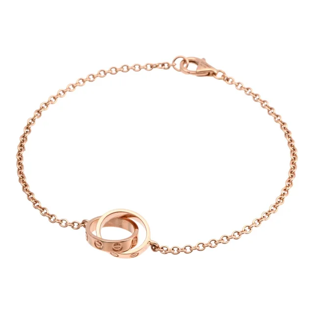 Cartier 18K Baby Love Bracelet Pink Gold in Pink from VINTAGE QOO TOKYO