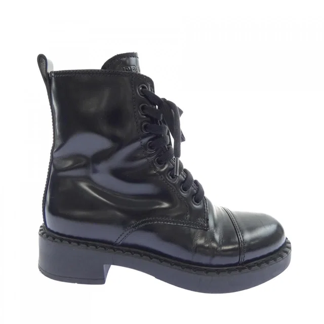 Prada Boots Black in Black from The Reluxe