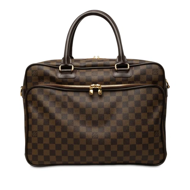 Brown Louis Vuitton Damier Ebene Icare Business Bag in Brown Canvas from Designer Revival