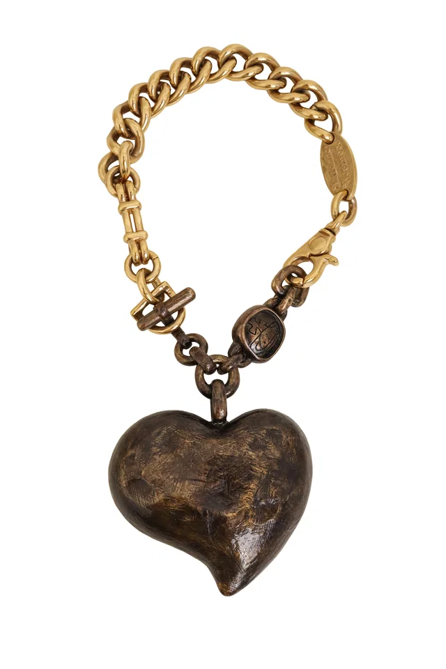 Vivienne Westwood Oversized Heart Charm Necklace from Recess LA