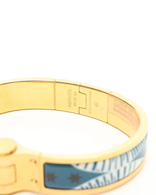 Hermès Charnière Bracelet in Silk from A Retro Tale, photo 6 of 6