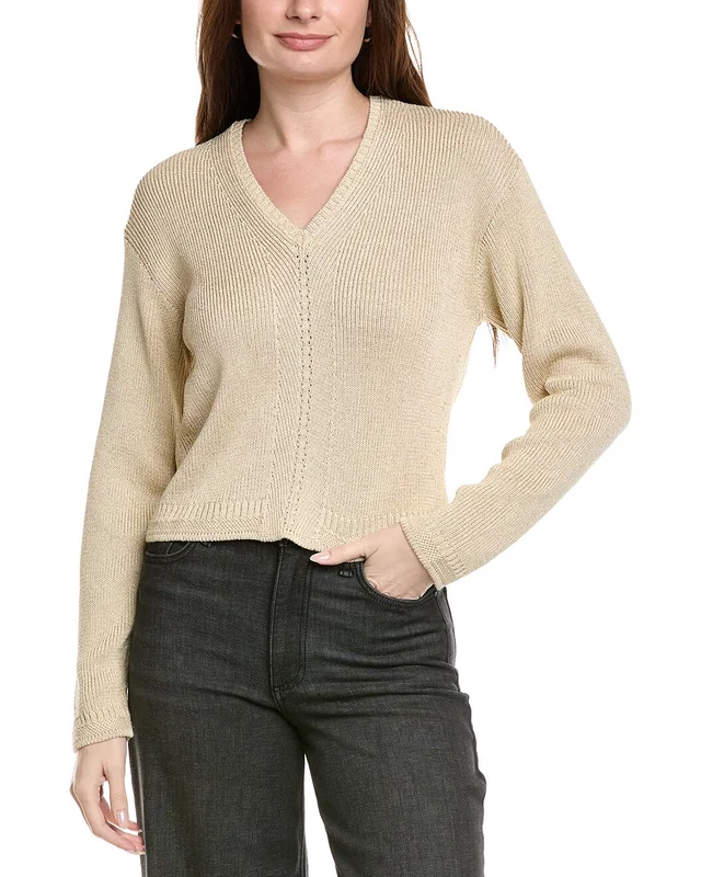 Proenza Schouler White Label Prozena Schouler Tyler Knit Sweater in https://asset1.ruecdn.com/images/sw/141559/1415596813_RLSW_brown.jpg, image 1 of 1 from Gilt