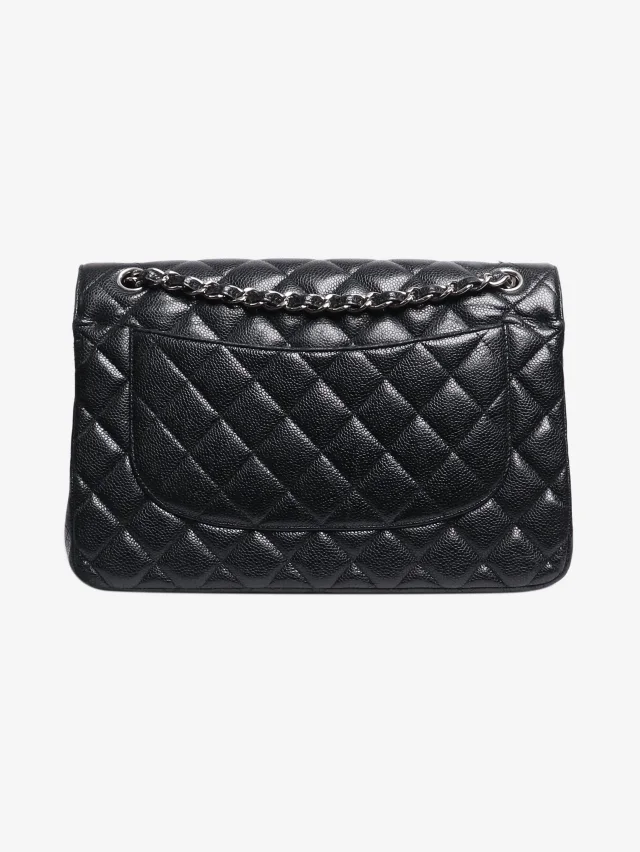 Chanel Black Caviar Jumbo 2012 Classic Double Flap in Black Caviar leather from Sign of the Times, photo 4 of 16