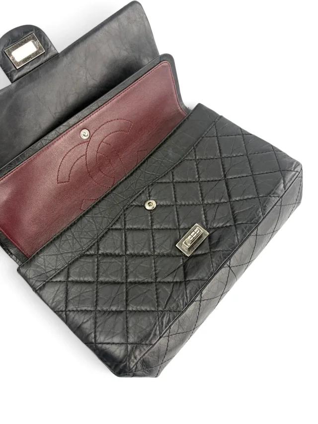 Chanel Black Reissue Double Flap in Black Calfskin from Season 2 Consign, photo 10 of 11