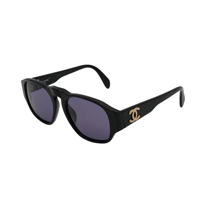 Chanel Vintage Sunglasses Cocomark Black Eyewear in Black from Luxury Promise