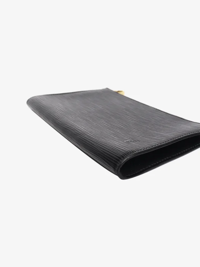 Louis Vuitton Black 1996 EPI leather key pouch in Black Leather from Sign of the Times, photo 8 of 8