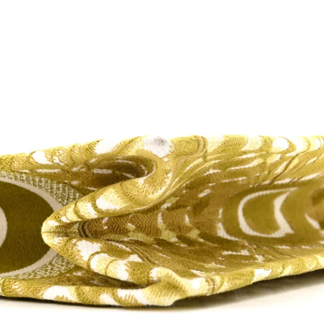 Dior Embroidered Tie Dye Medium Book Tote Green in Green Canvas from FASHIONPHILE, photo 9 of 12