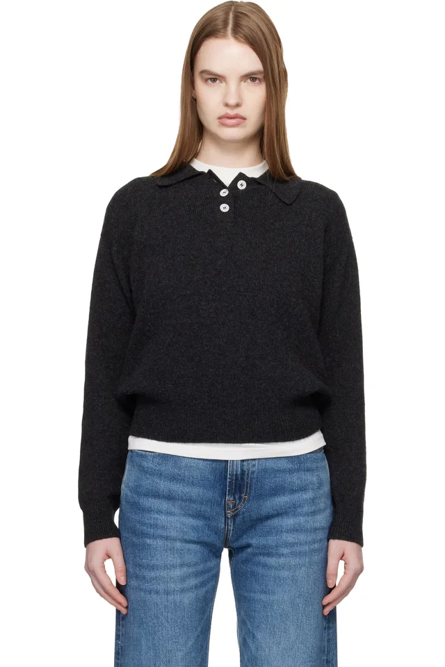 &Daughter Gray Edith Polo, image 1 of 1 from SSENSE