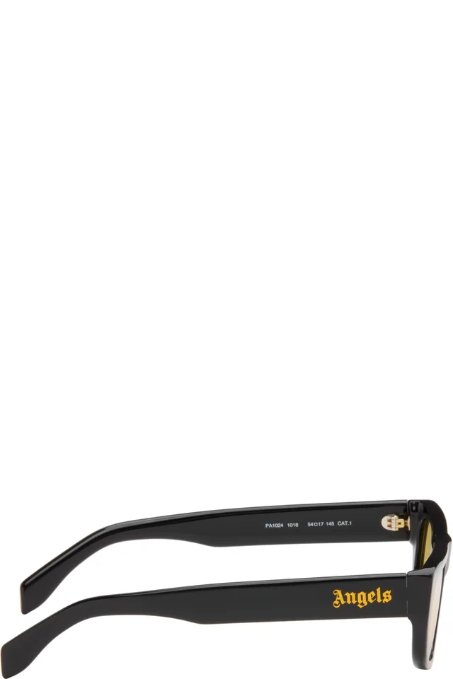 Palm Angels Black Ventura Sunglasses, photo 2 of 4 from SSENSE