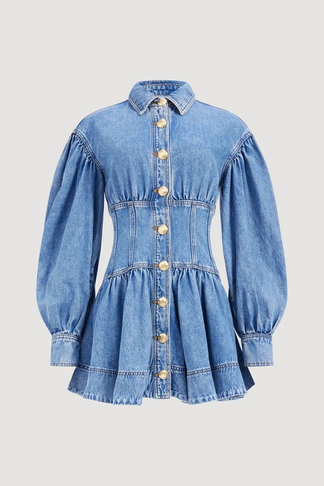 AJE Lorraine Denim Mini Dress from Aje, photo 1 of 1